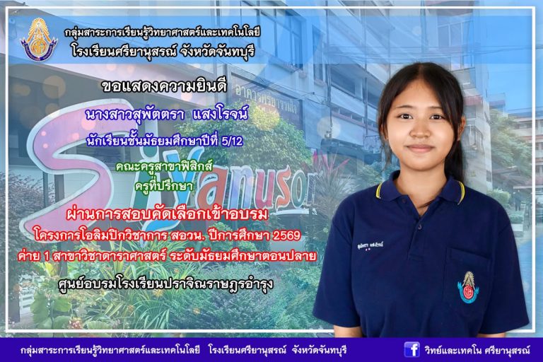 ขอแสดงความยินดี